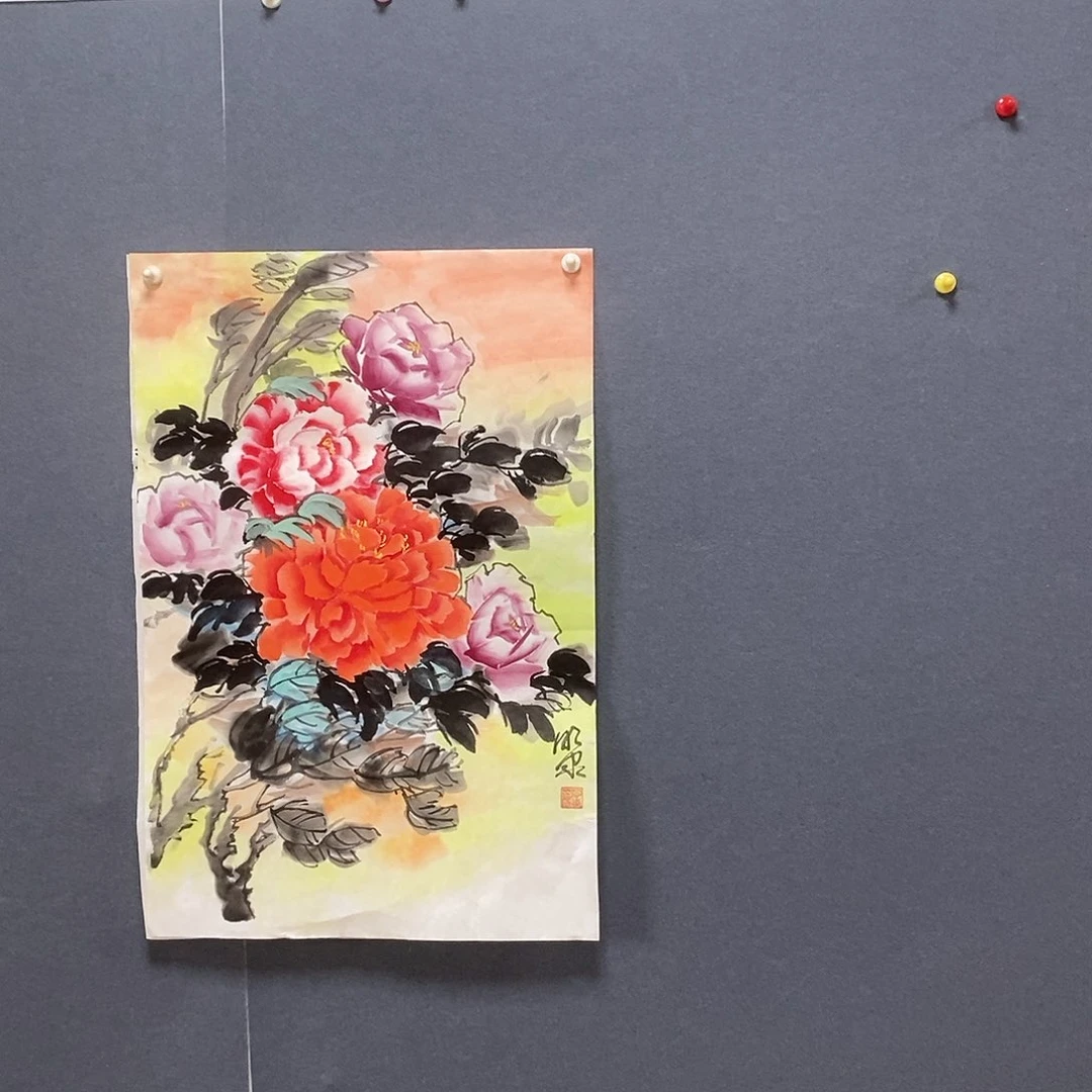 国画45/68冯明康手绘画芯