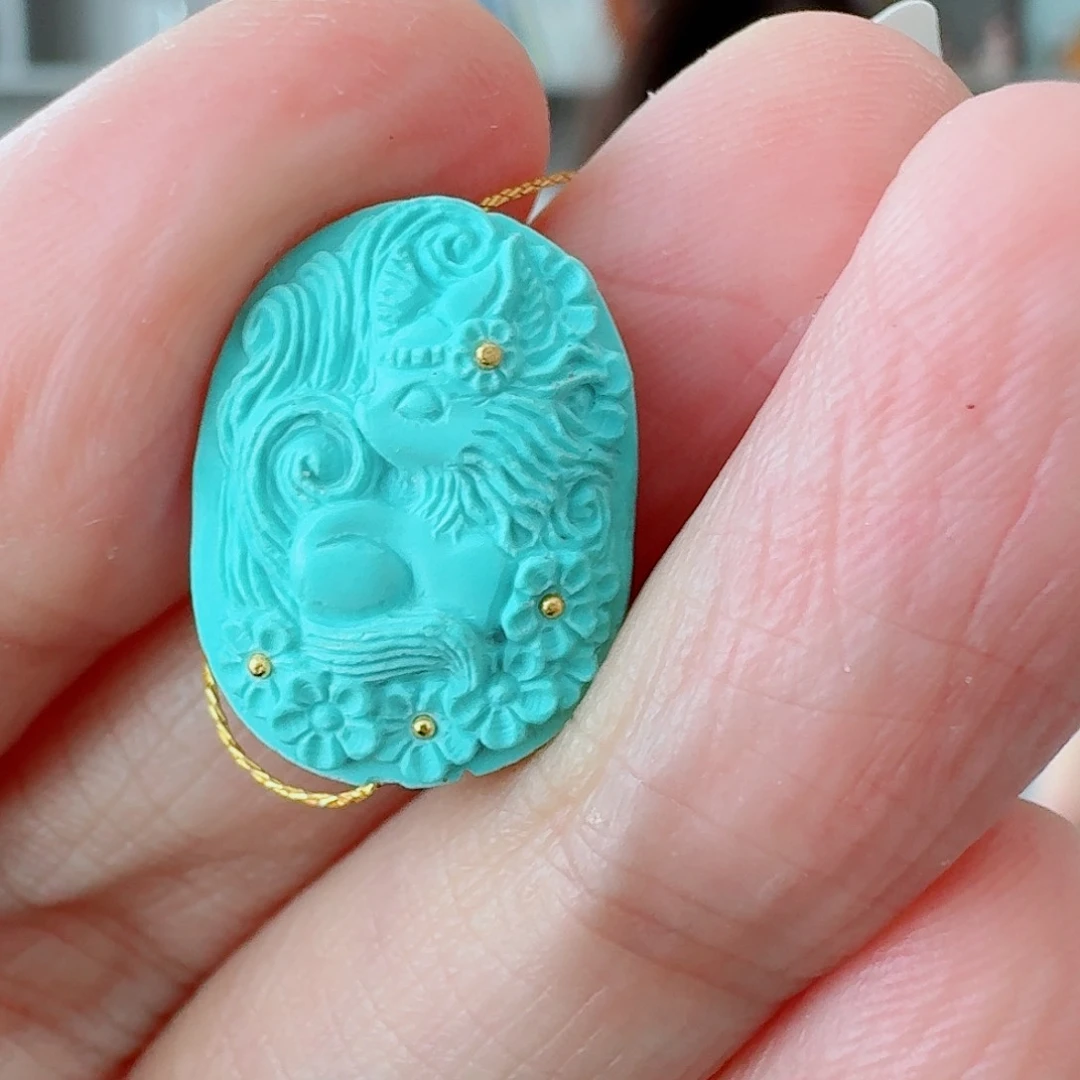 未镶嵌绿松石珠宝奇石