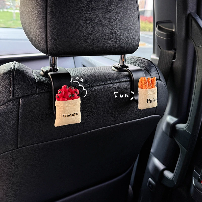 汽车座椅挂钩多功能椅背前后排小挂钩车载置物收纳车上用品可爱女