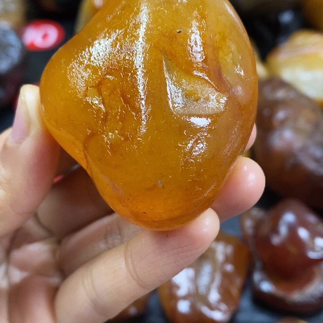 玛瑙/玉髓未镶嵌手把件