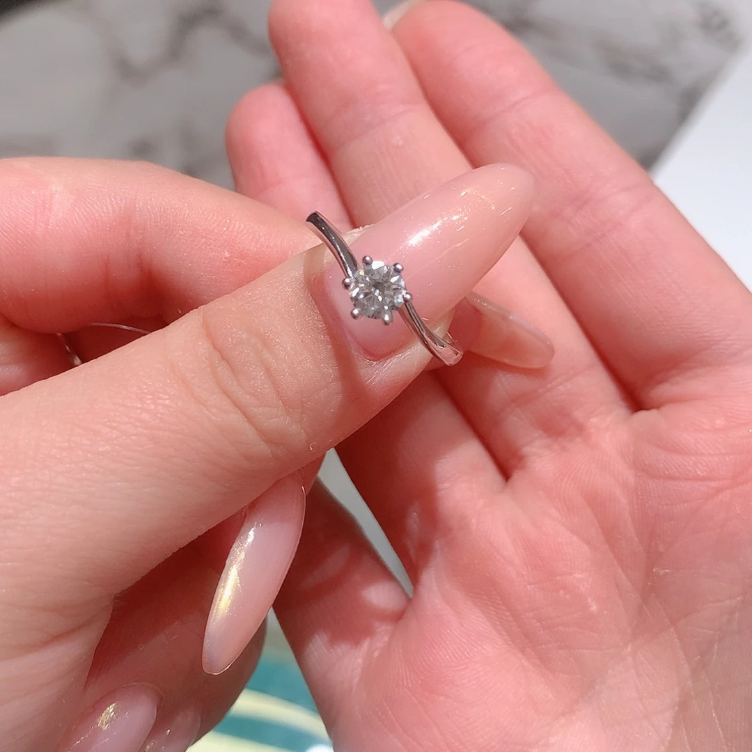 实验室培育钻石18K金镶嵌喵*?13