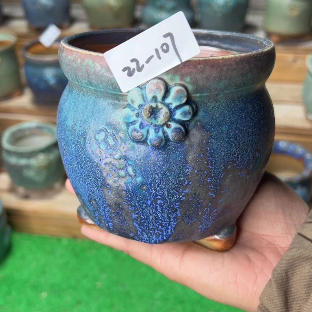 22-107花盆小鹿园艺