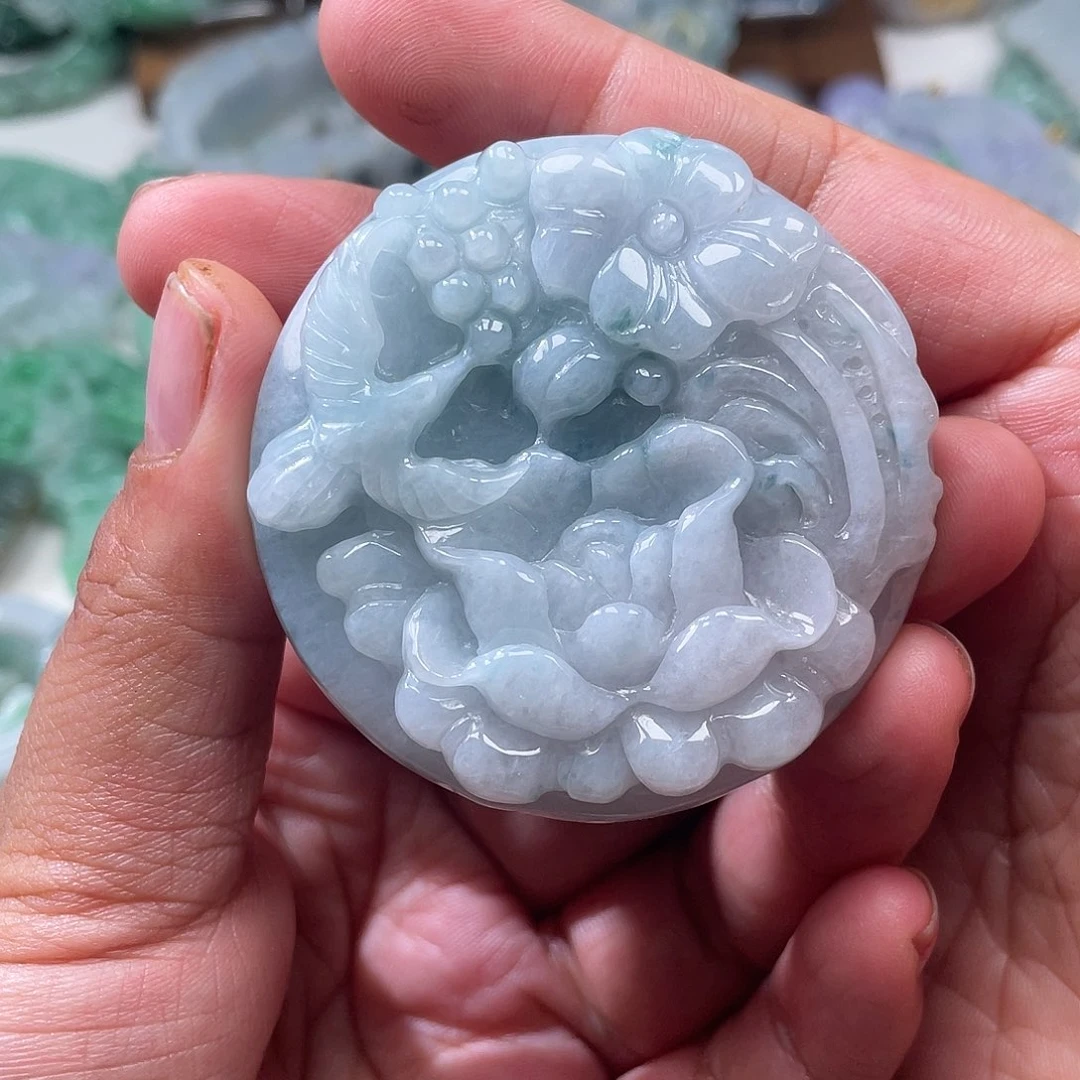 颈饰未镶嵌翡翠翡玉缘翡翠