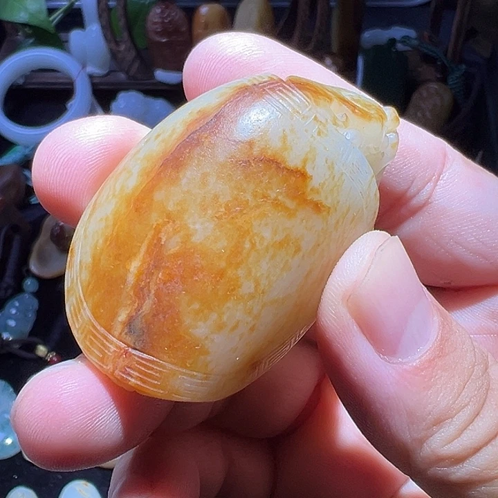 和田玉未镶嵌吊坠(不含链)