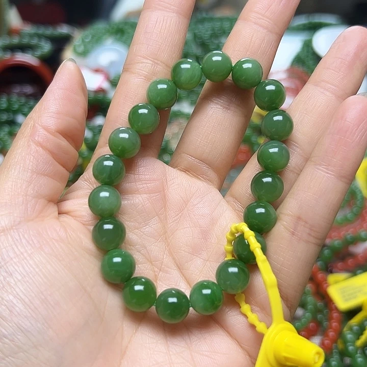 和田玉（碧玉）未镶嵌手串