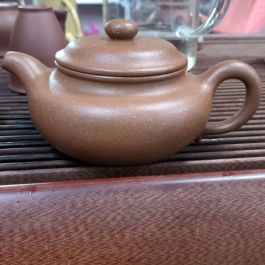 茶壶紫泥半手工仿古微瑕