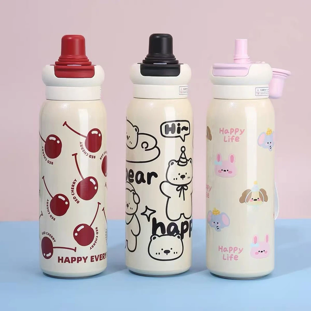 保温水杯男女生2024新款316不锈钢高颜值可爱便携随行运动水壶