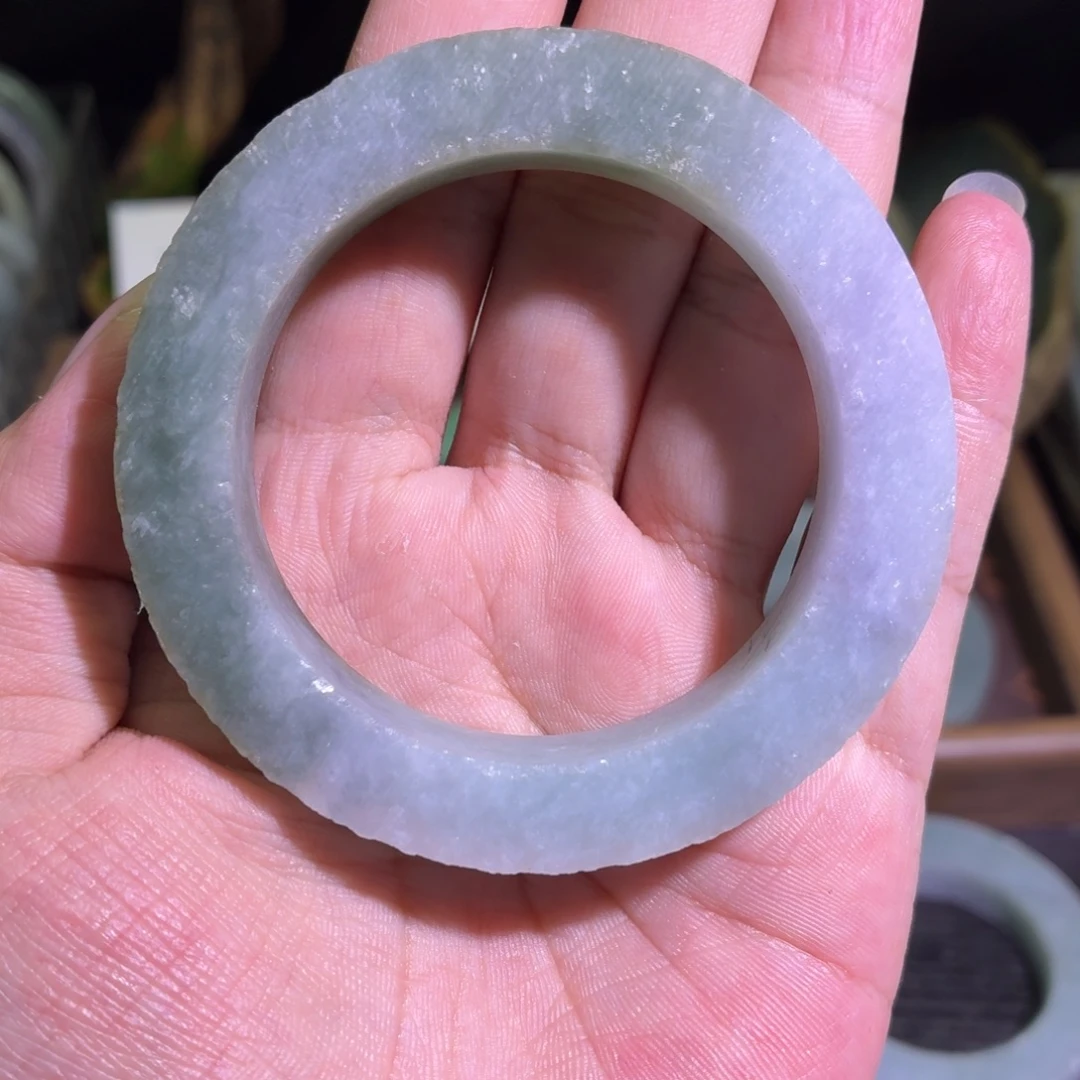 定制翡翠未镶嵌缅甸翡翠A货手镯毛胚定制