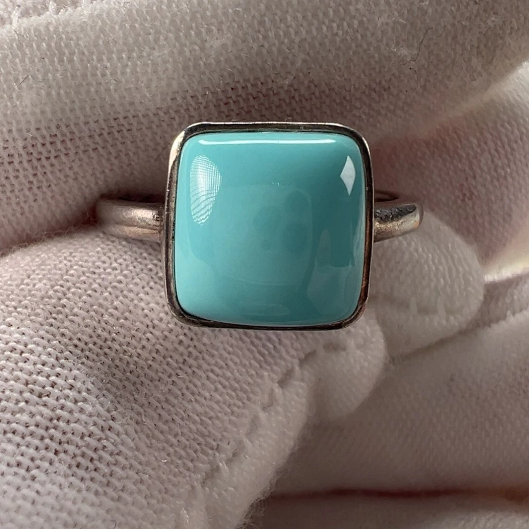 银S925镶嵌绿松石配饰