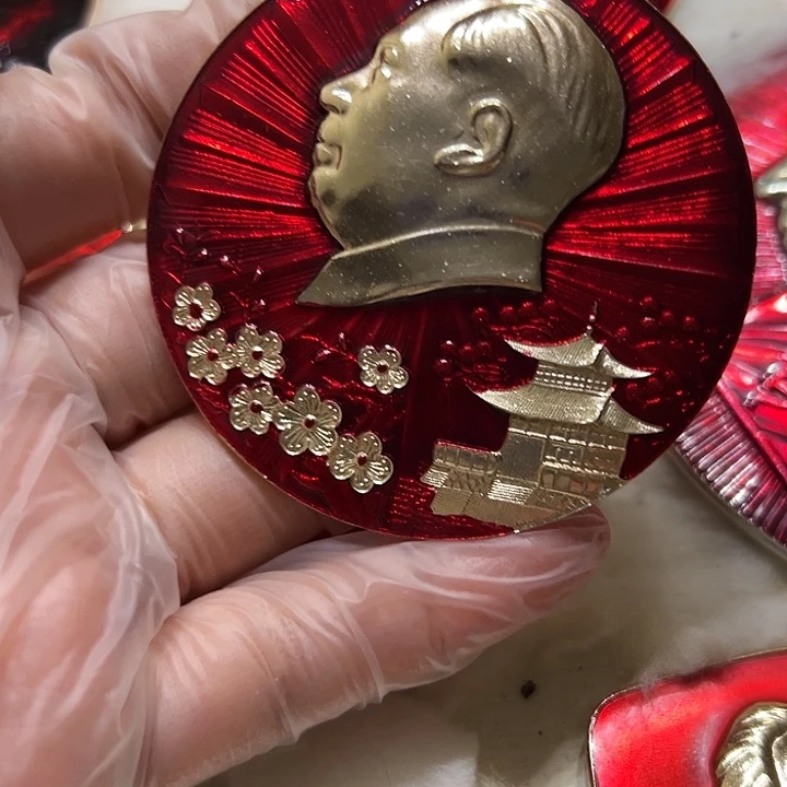 大***⁶爱晚亭伟人像章像章