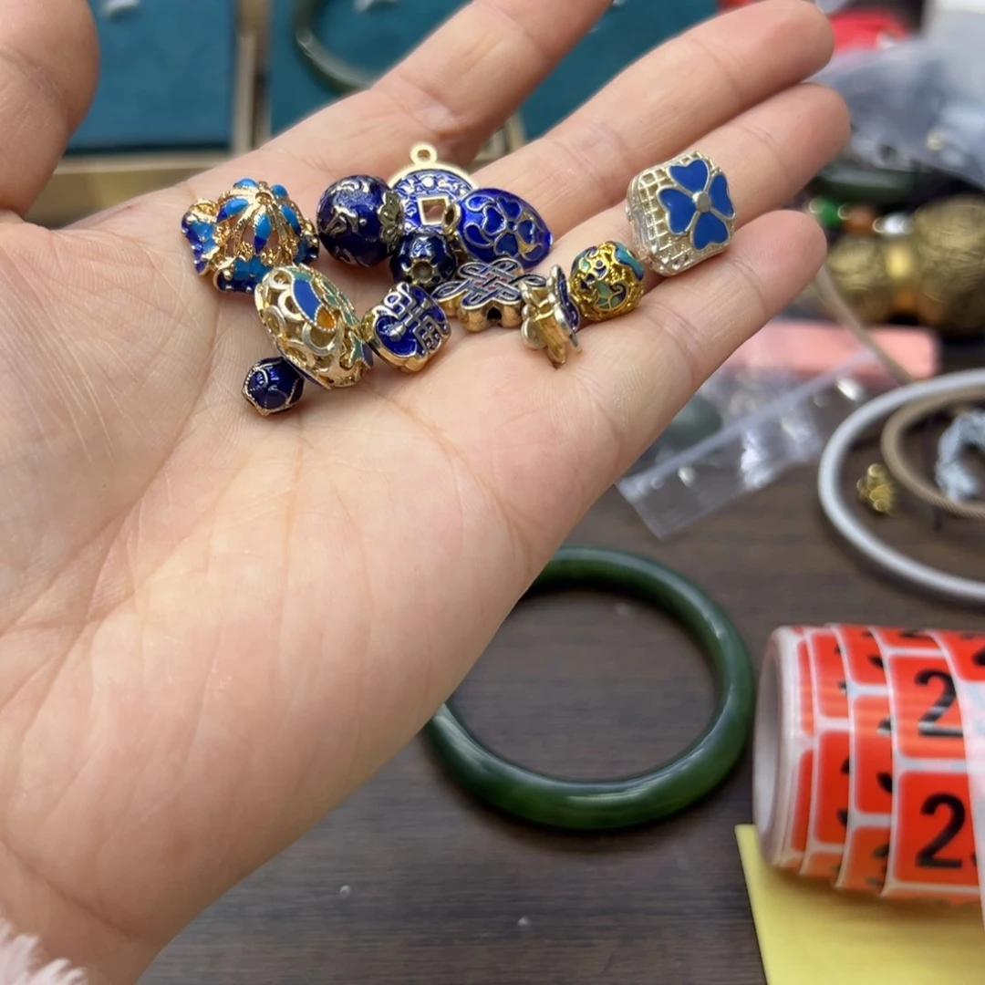 大理石合金景泰蓝配件275