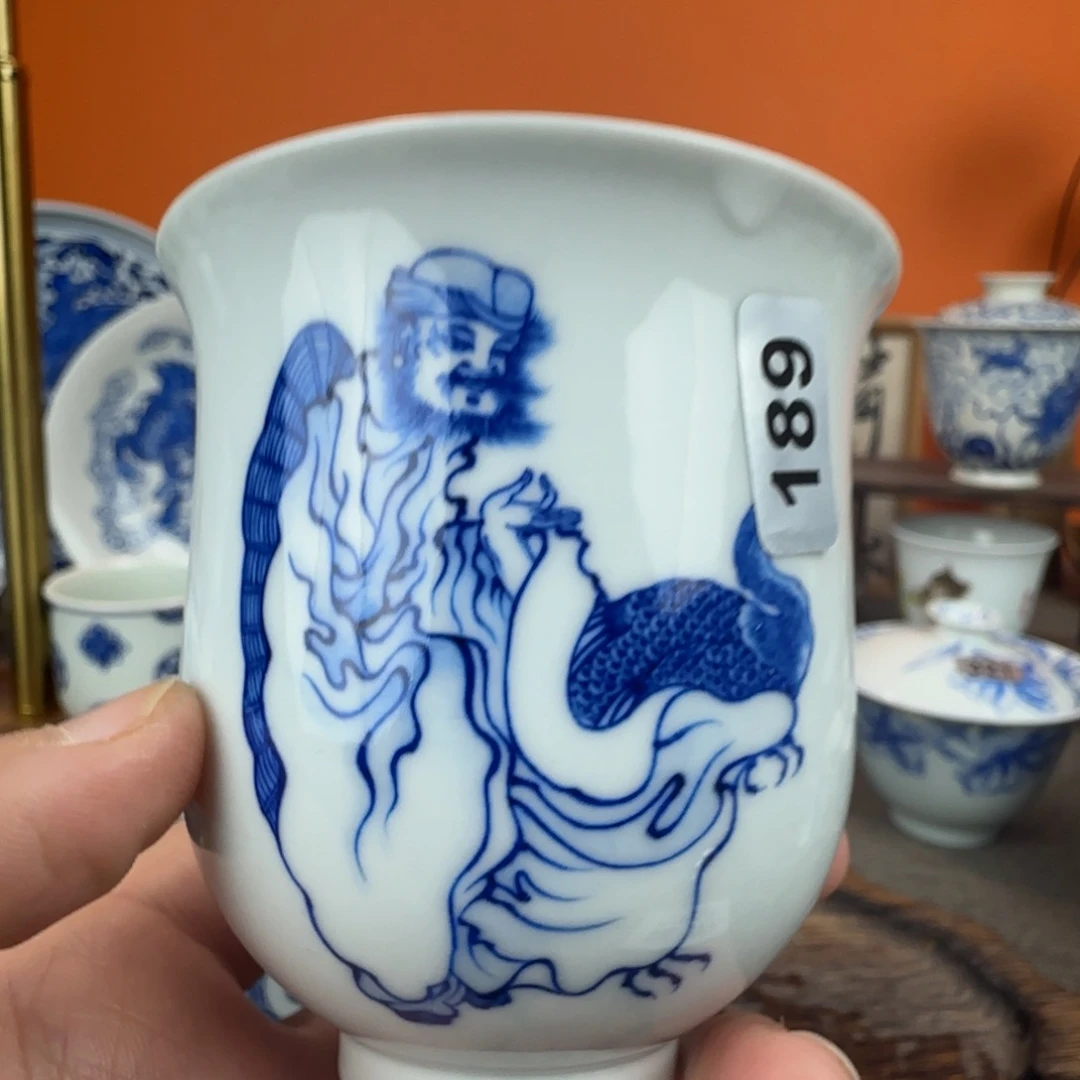 瓷片景德镇手绘青花茶器189