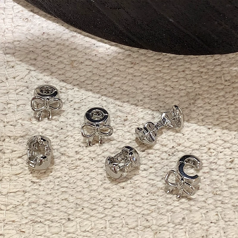 甜酷少女蝴蝶结爱心编发发扣发环2025新款迷你金属发夹发卡发饰品