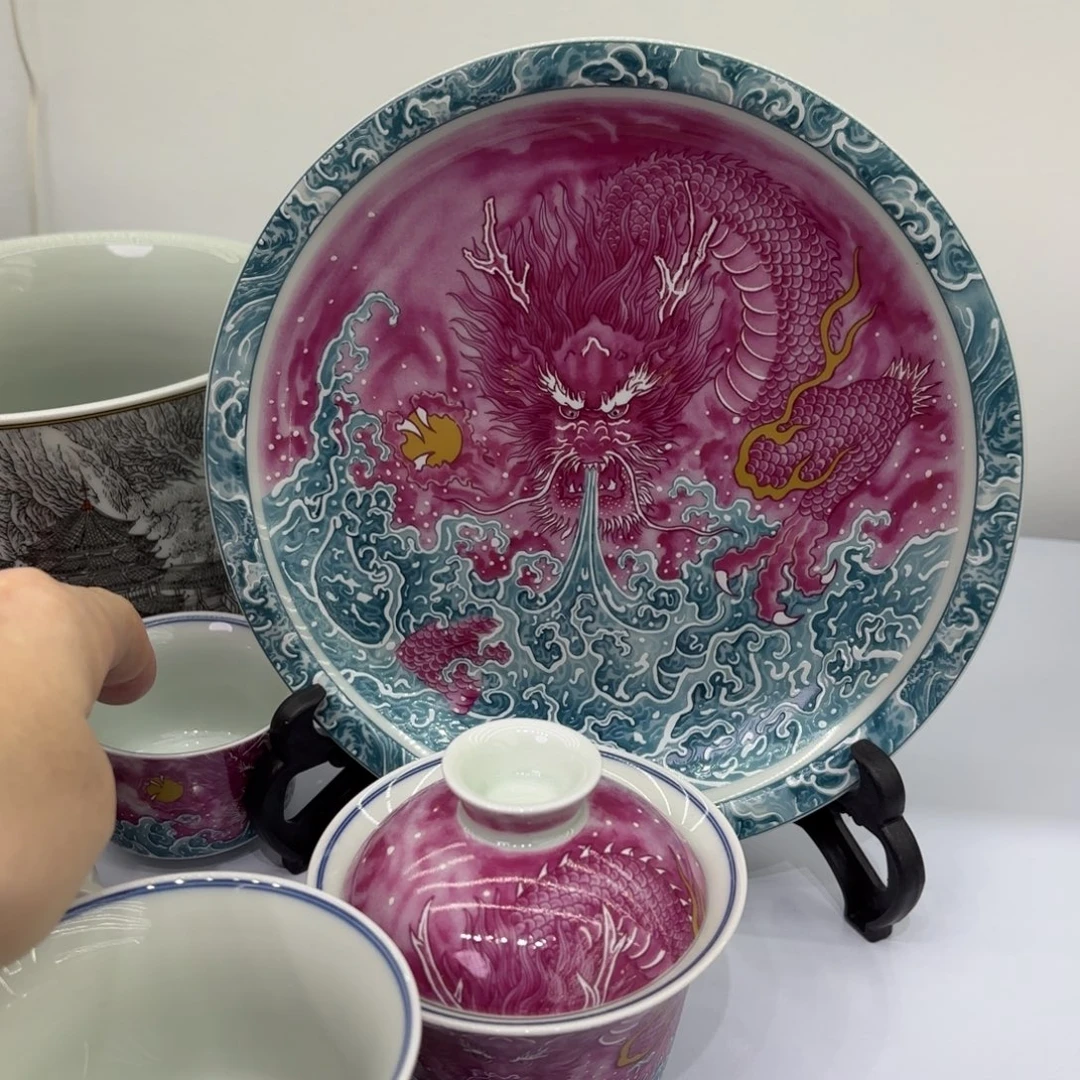 勿***＊景德镇陶瓷八件套