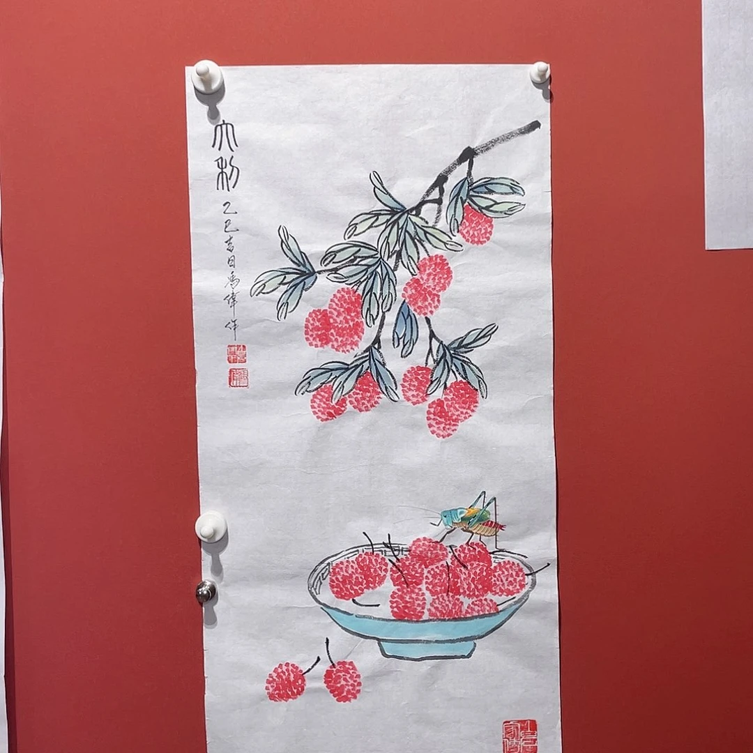国画冯伟老师手绘国画作品音浩