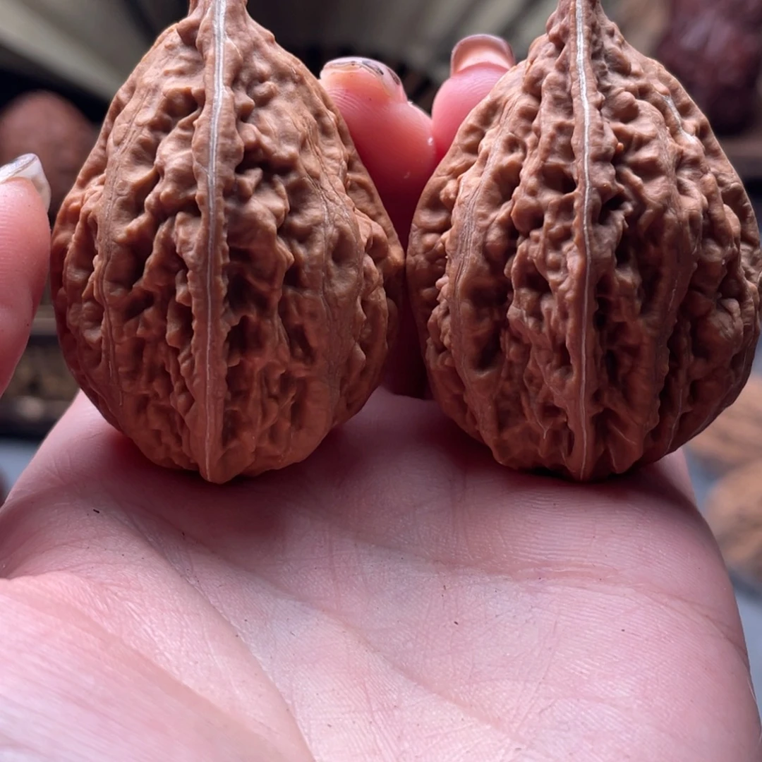 文玩核桃把件楸刀鱼35