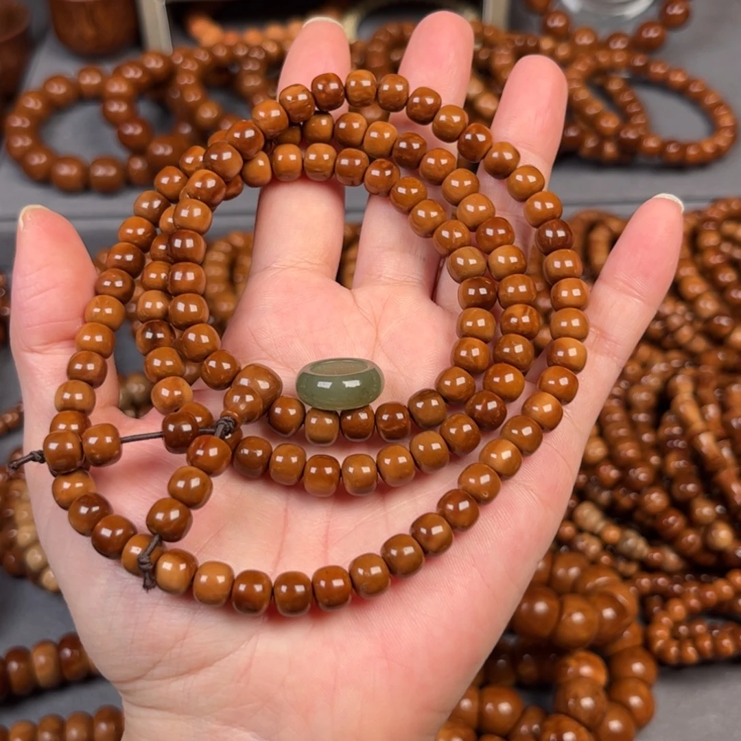 琉***璃果皮库克长串老型珠114颗6*7mm➕跑环