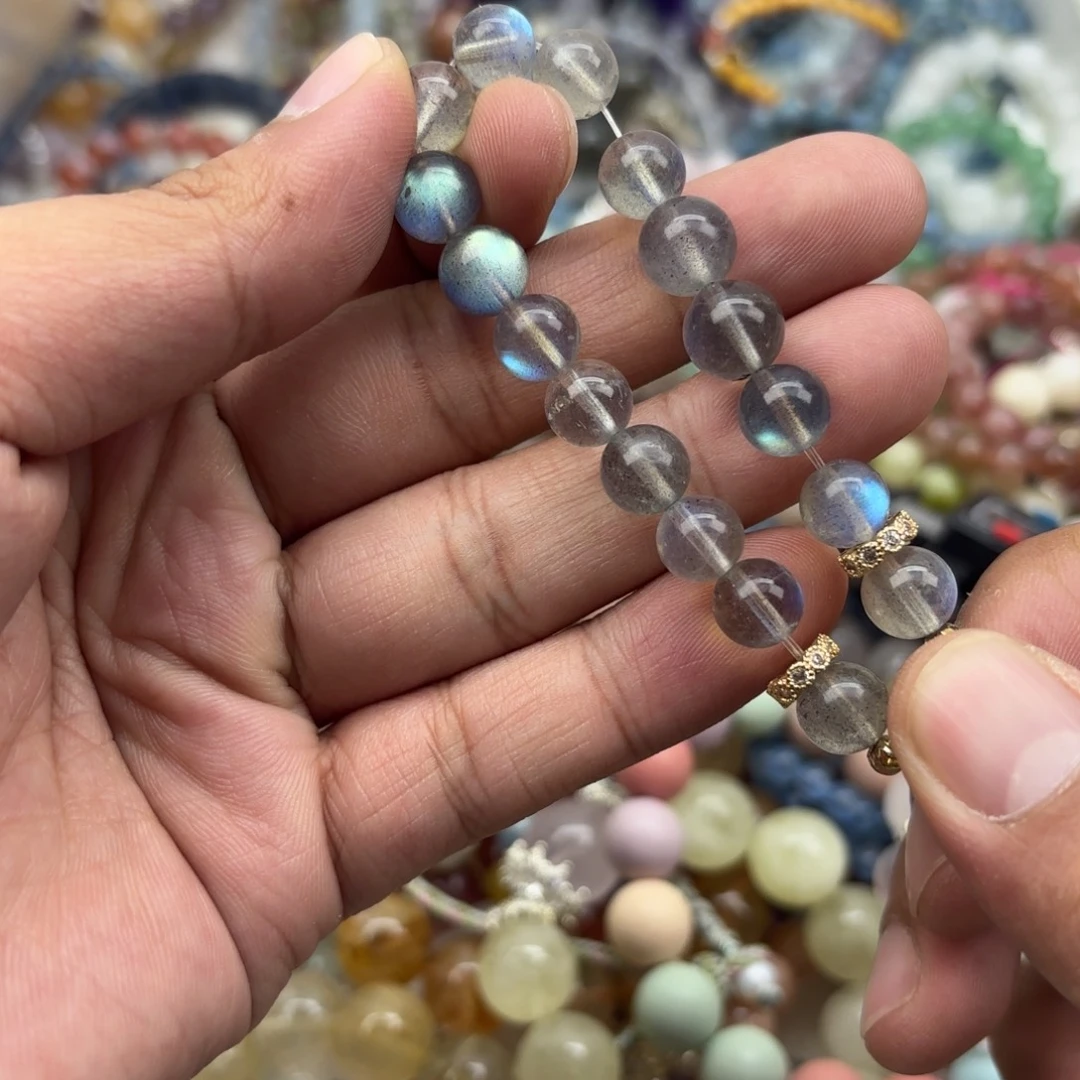 手链水晶银S925镶嵌