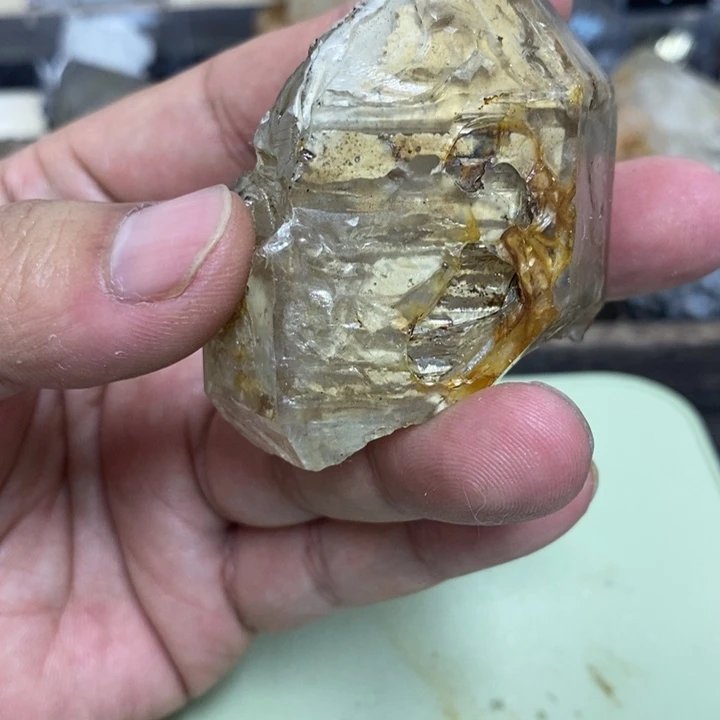 水晶水晶柱未镶嵌