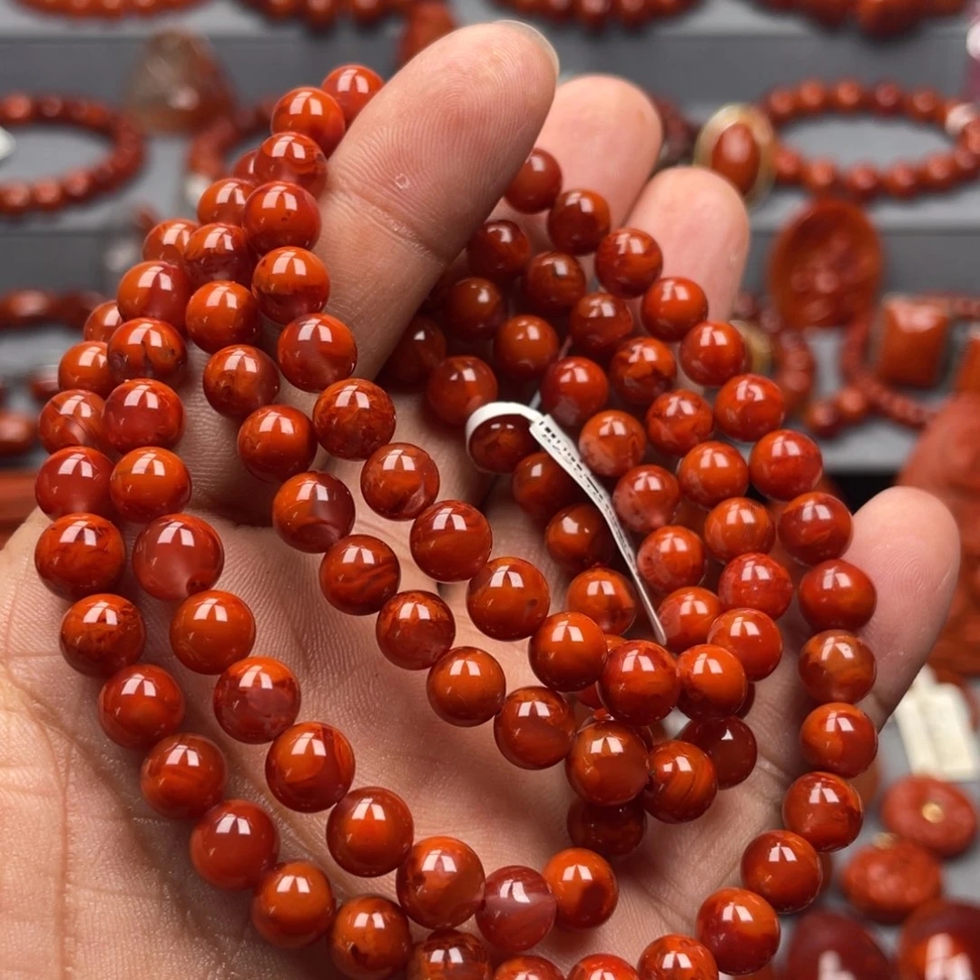 南红玛瑙未镶嵌珠宝奇石多圈7