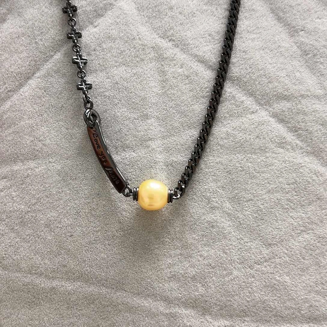 海水珍珠颈饰银S925镶嵌