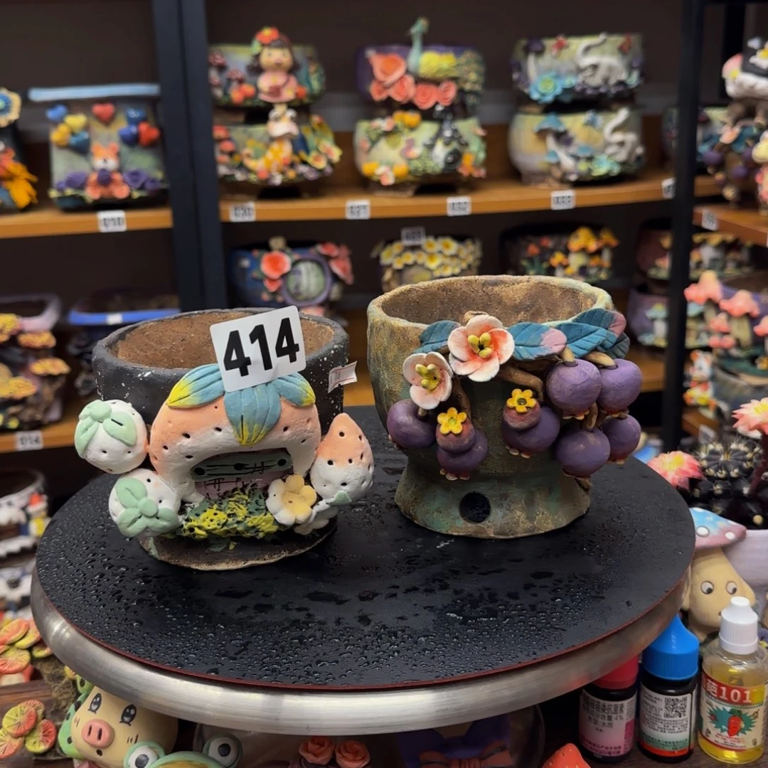 【闪购商品】粗陶手捏