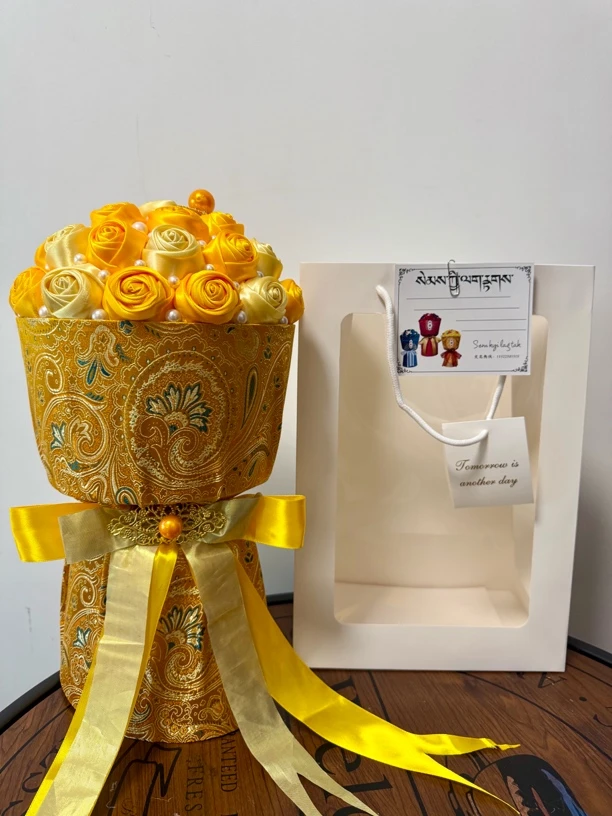 藏饰手工花束适合各种场合送礼必备
