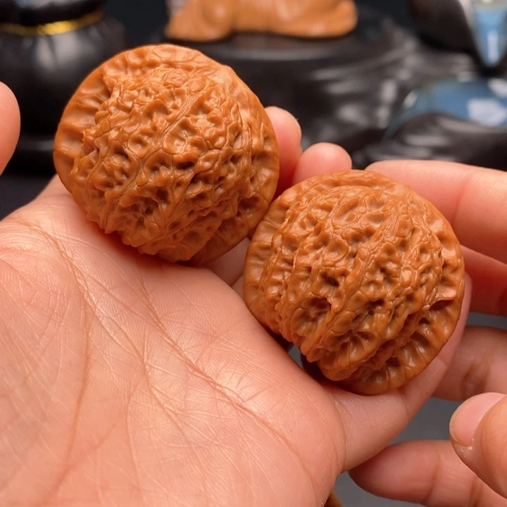 文玩核桃把件血麒麟42尺毕业