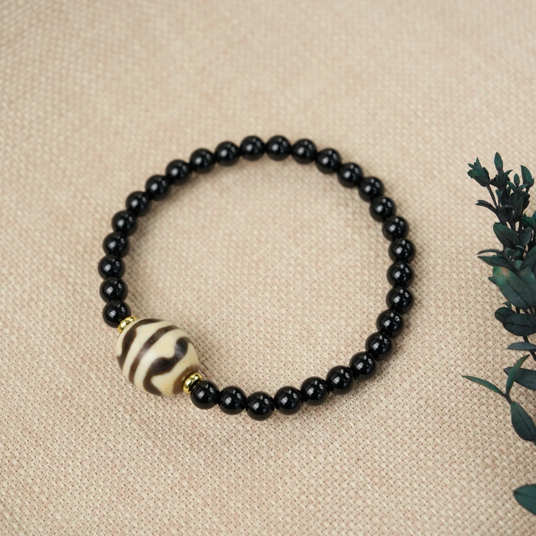 【妤妹甄选】精品上肯牙黄双虎牙达洛手串