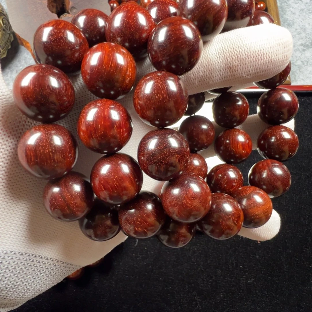 手串/手链小叶紫檀1.8帝王级果冻泥鳞底圆珠