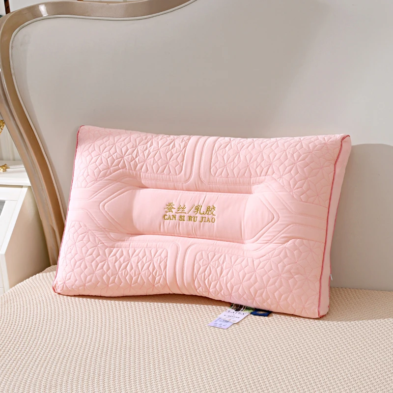 【周董秋冬严选】酒店高端定制刺绣乳胶枕-q