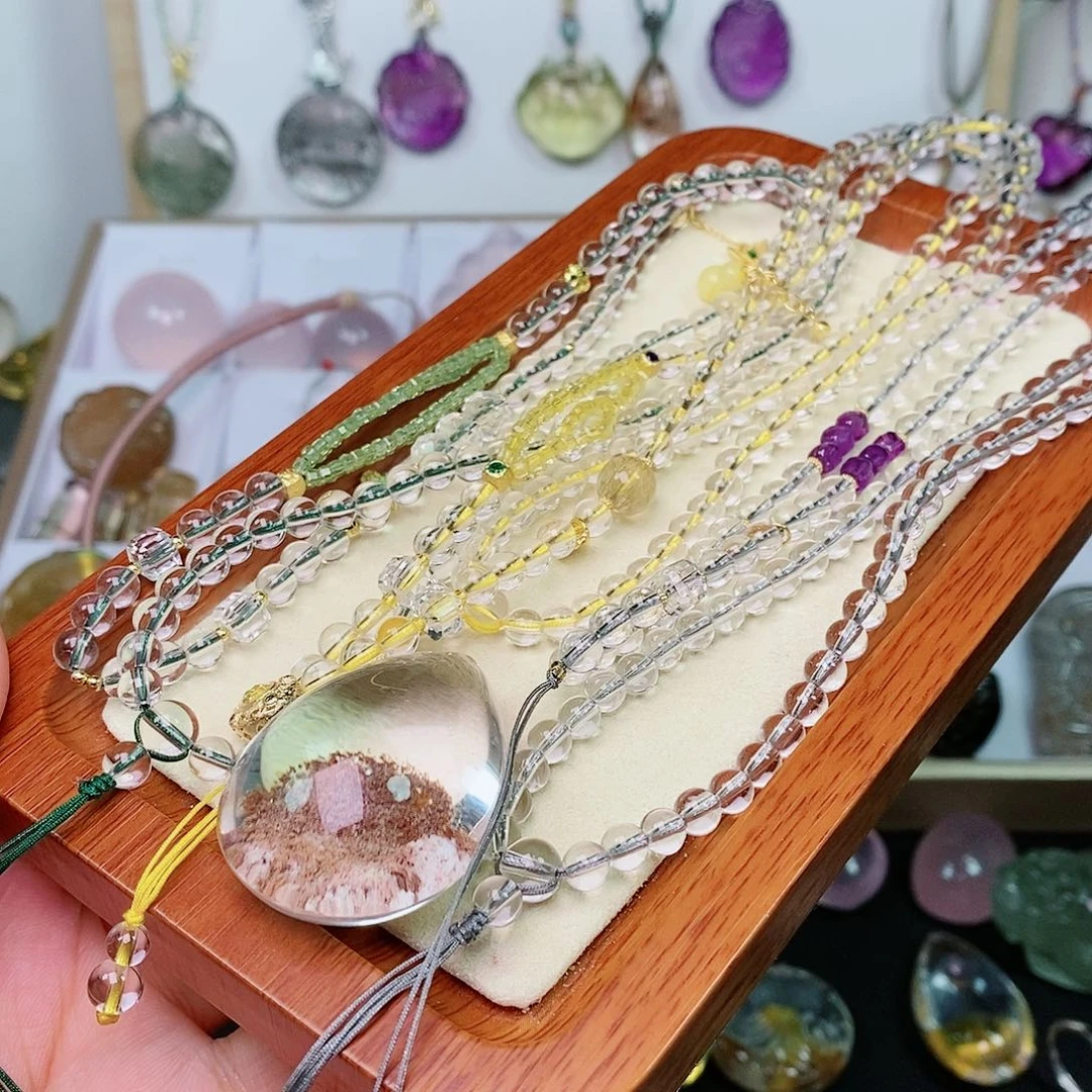 水晶吊坠(赠链)未镶嵌橙*宇