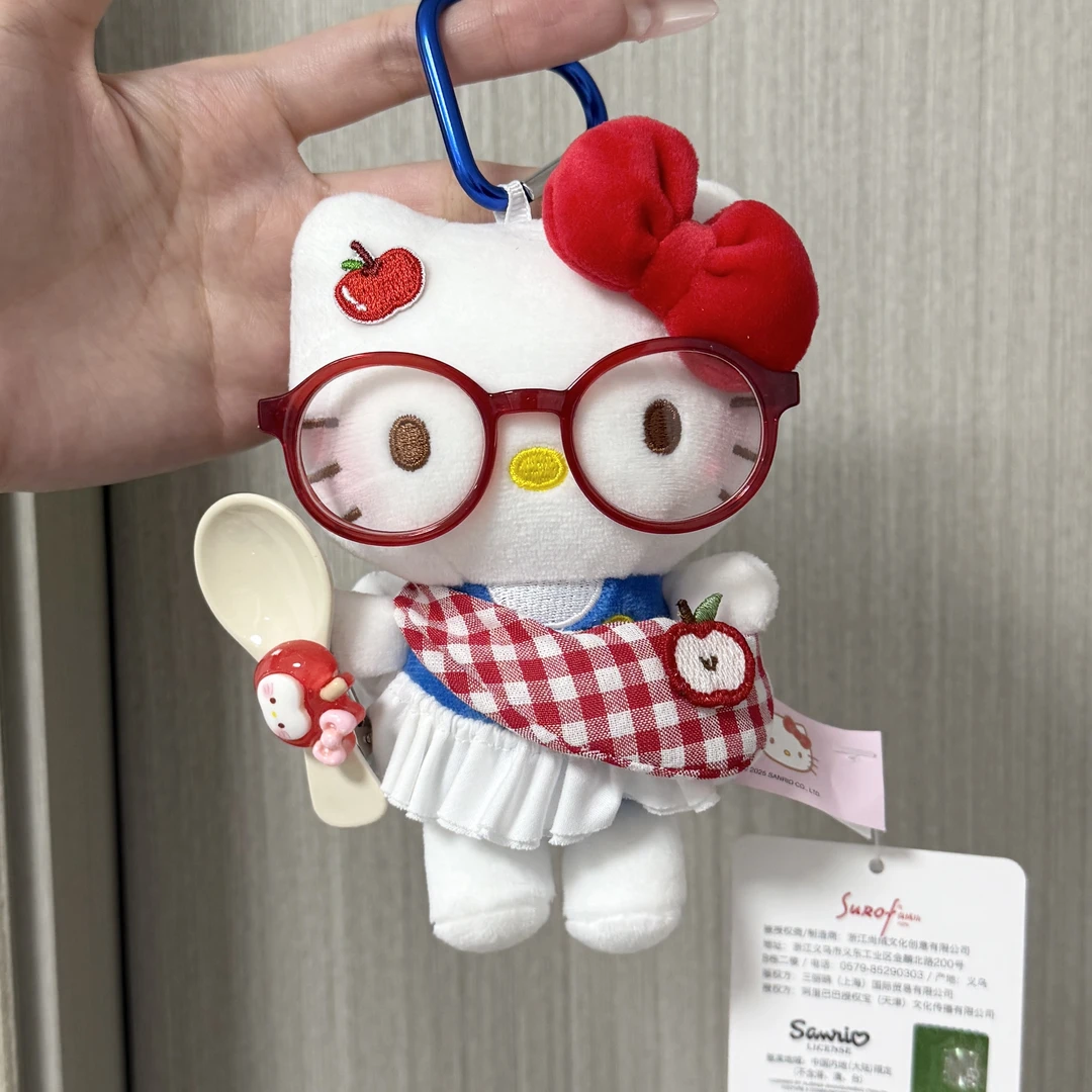 正版【苹果小厨】HelloKitty 可爱少女包包挂件车载摆件钥匙扣