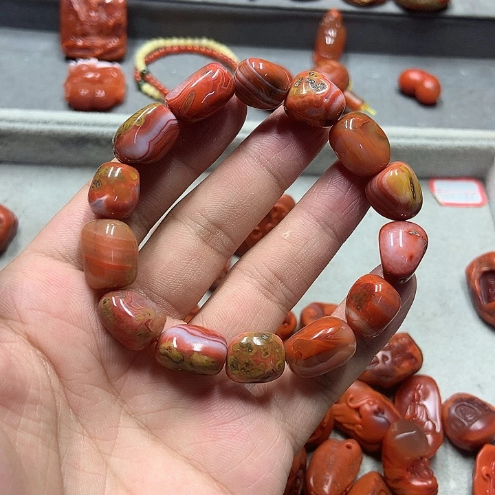 未镶嵌手串南红玛瑙