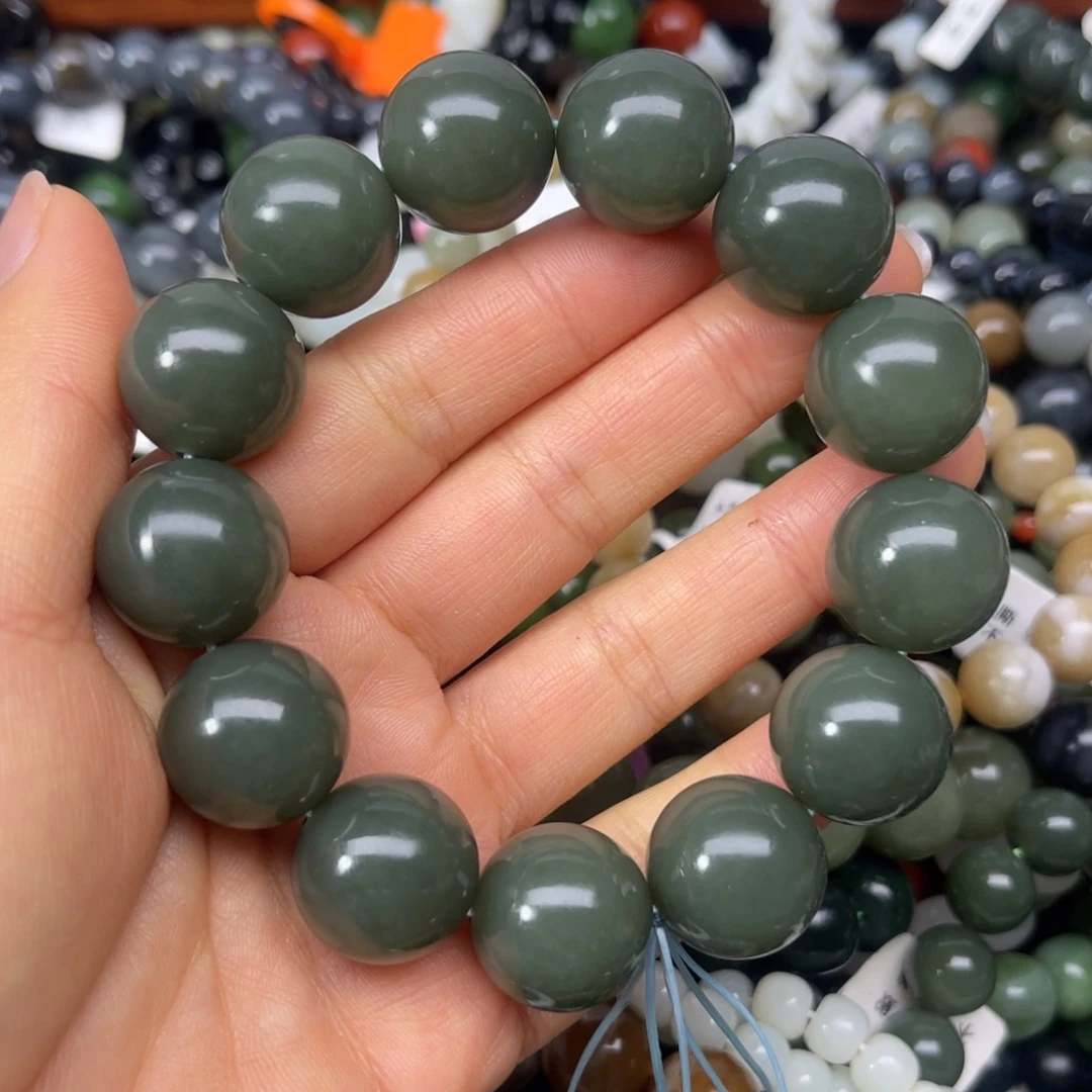 和田玉未镶嵌手链