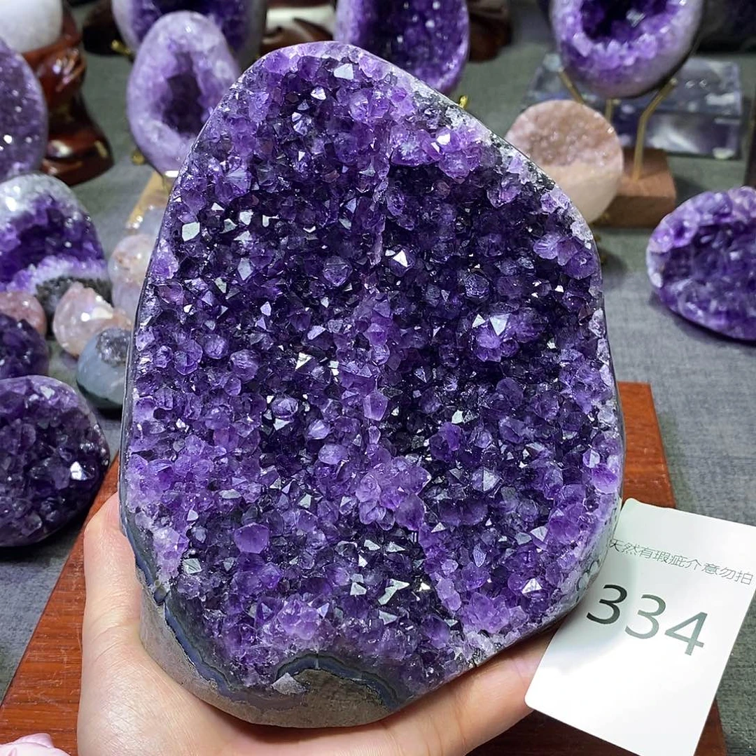 珠宝半成品未镶嵌紫晶
