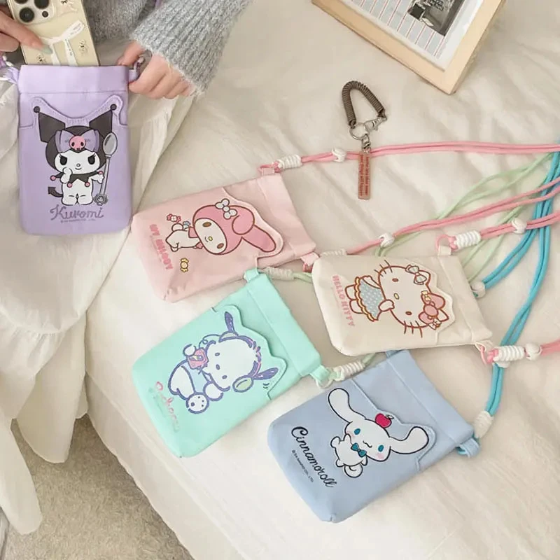 三丽鸥授权凯蒂猫手机包女生斜挎包