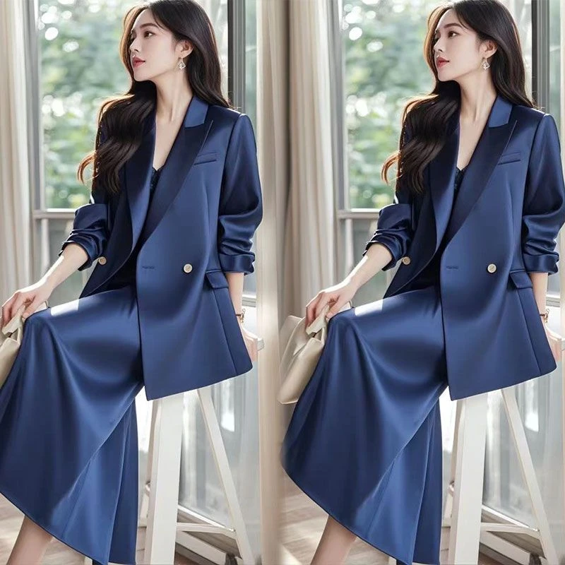 套装初秋新款高级感气质女神范高端小香风西装外套半身裙套装