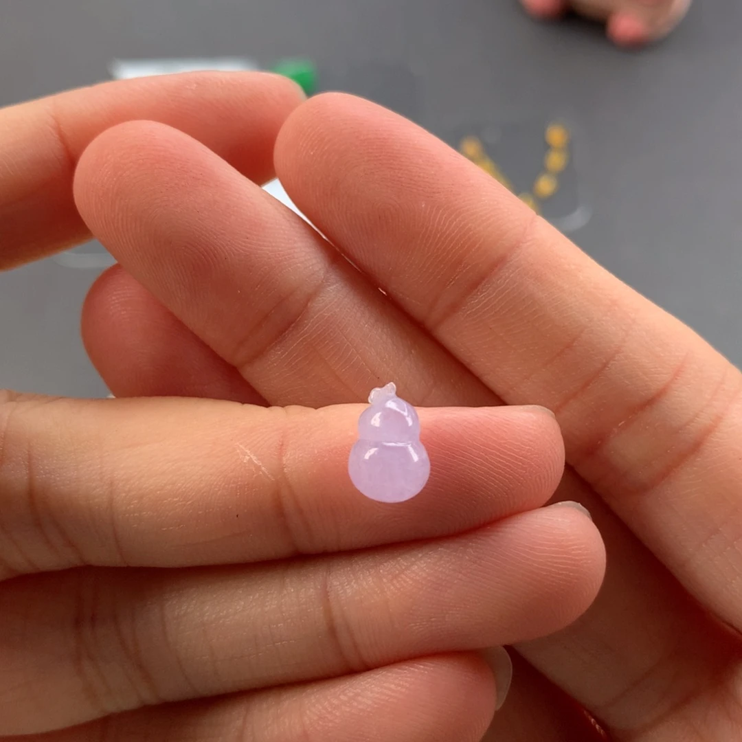 裸石翡翠翡翠紫葫芦
