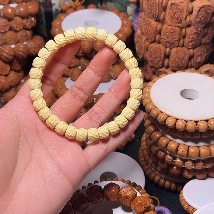 桃核手串老蜜胺无相