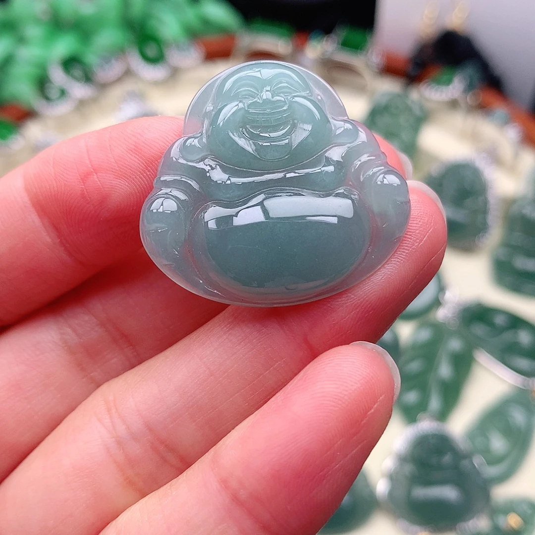 翡翠未镶嵌颈饰吊坠