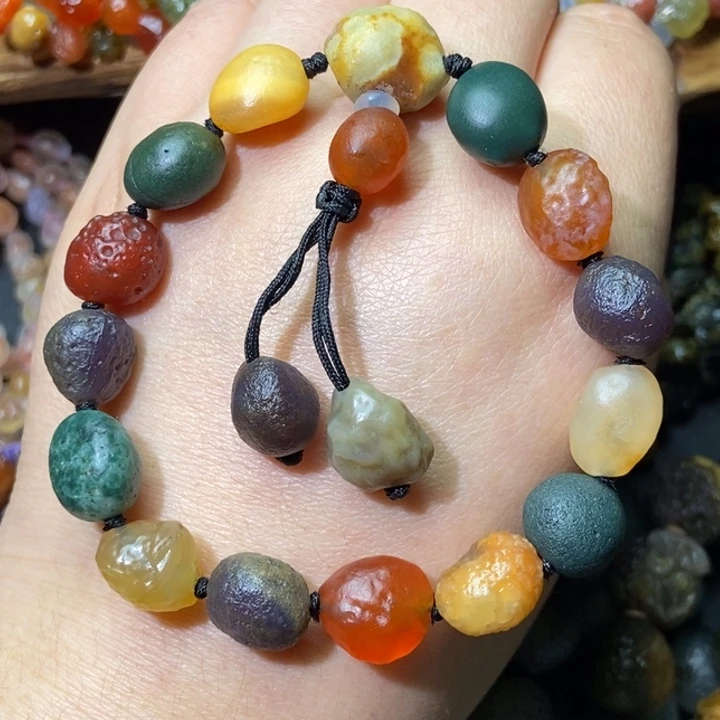 玛瑙/玉髓合金手链