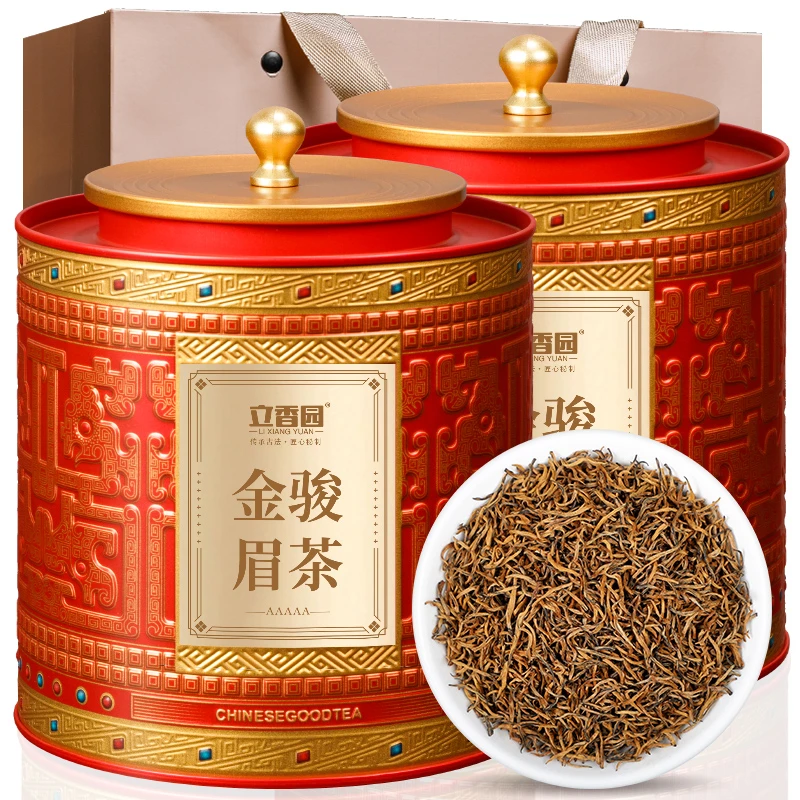 金骏眉2025新茶叶金骏眉特级红茶正宗武夷山浓香蜜香型罐装礼盒装