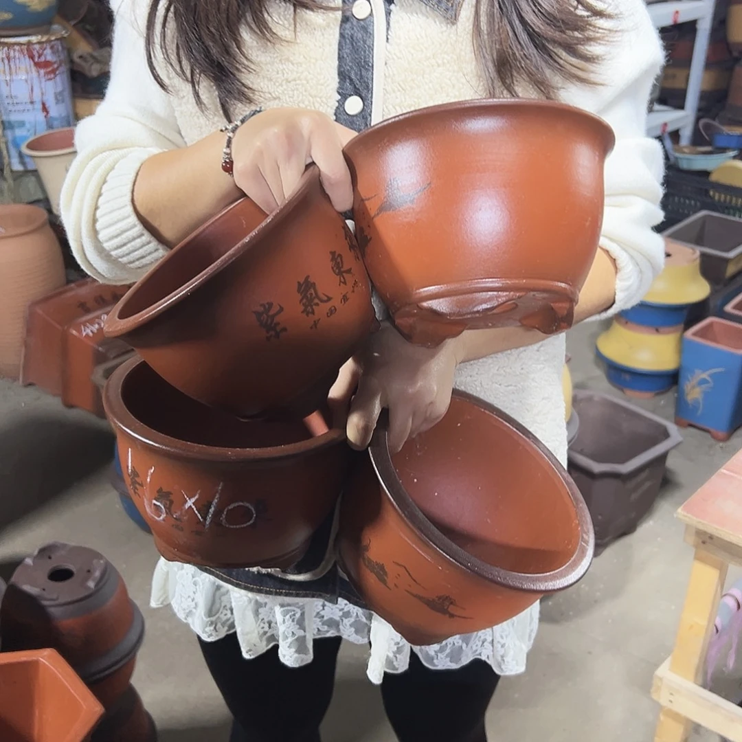 16紫气东来花盆花盆×4