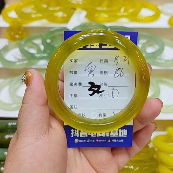 【闪购商品】未镶嵌岫玉手镯经***验岫玉