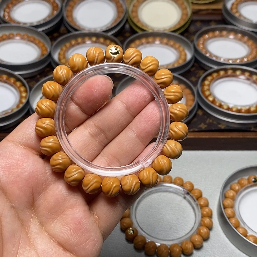 猴头核桃手串50号恶魔汉堡珠11左右