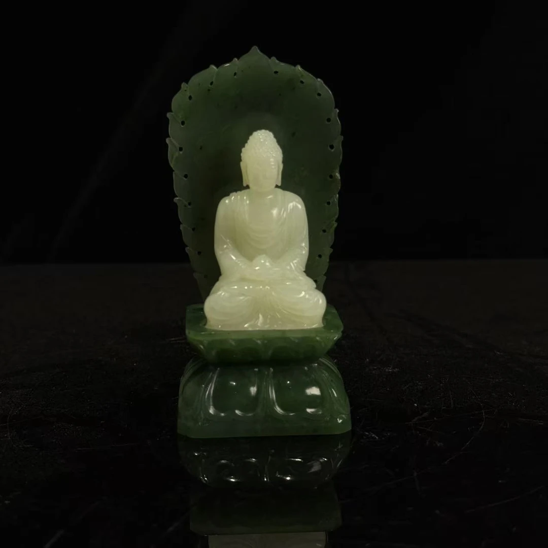 旧藏和田玉佛造像