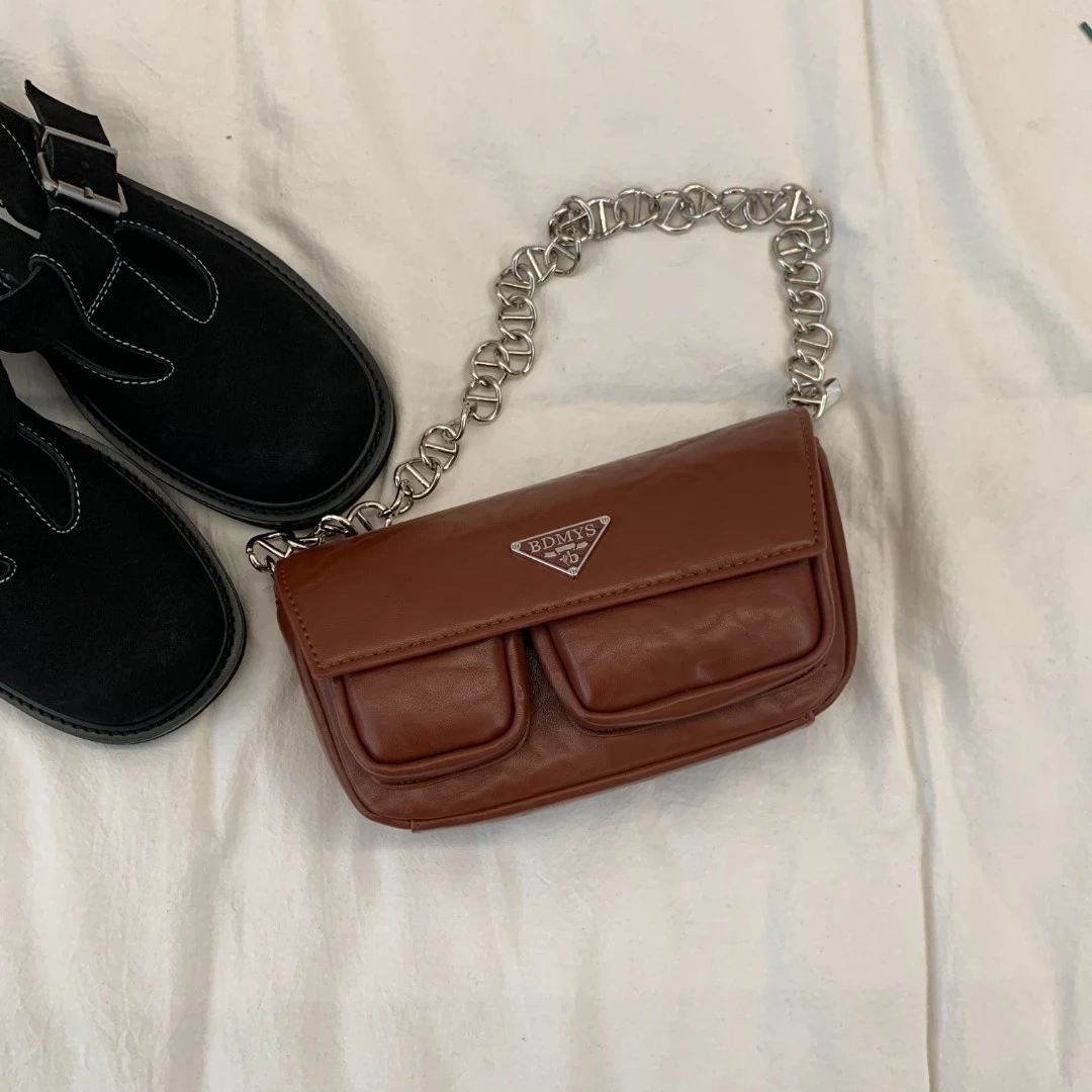 【YI CHEN】BD-2232-脏脏棕-高定轻奢时尚百搭潮流女神包包