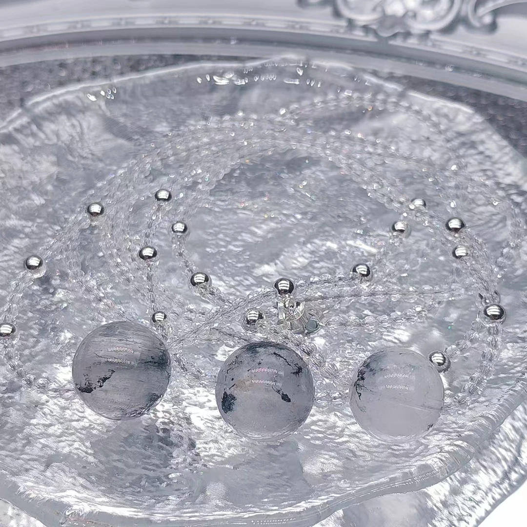 硕夏天然闪灵钻17mm+设计款项链多样性发其一SX327