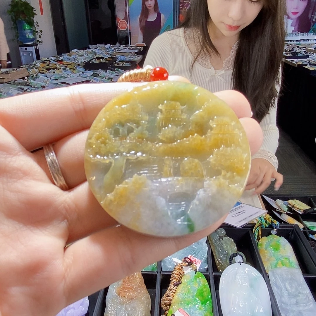 颈饰未镶嵌翡翠翡翠